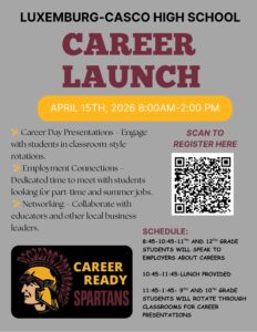 Flyer for LC HS Career Launch